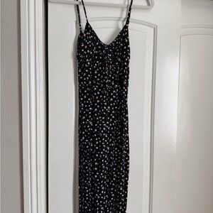 Aeropostale Black Floral Maxi Dress